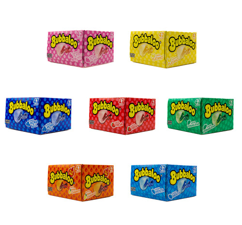 Bubbaloo bubble gum - bubble, assorted